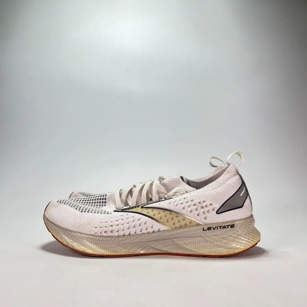 Brooks Levitate StealthFit 6 White Bran 1203851B170 Women's Size 11 Men's 9.5